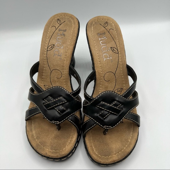 Mudd Y2K Block Heel Chunky Sandals - Picture 2 of 9